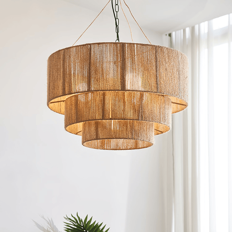 Astra Woven Pendant Light-DWHOME