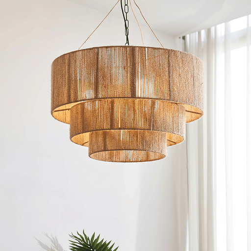 Astra Woven Pendant Light-DWHOME
