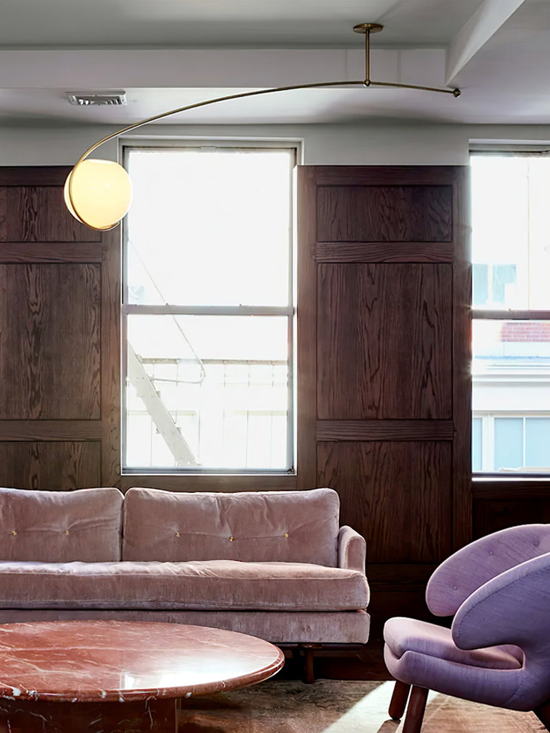 Astral Curve Ceiling Lamp-DWHOME