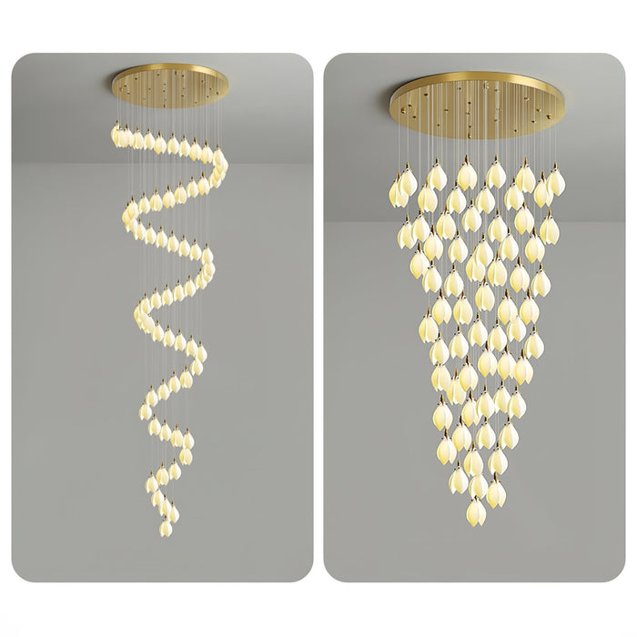 Astralis Bloom Stairs Chandelier-DWHOME