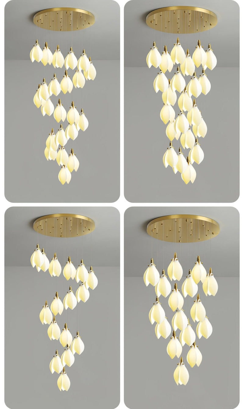 Astralis Bloom Stairs Chandelier-DWHOME