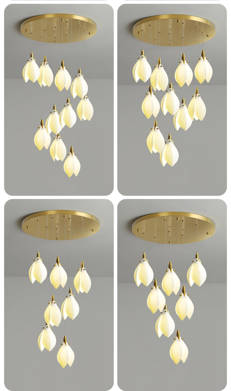 Astralis Bloom Stairs Chandelier-DWHOME