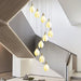 Astralis Bloom Stairs Chandelier-DWHOME