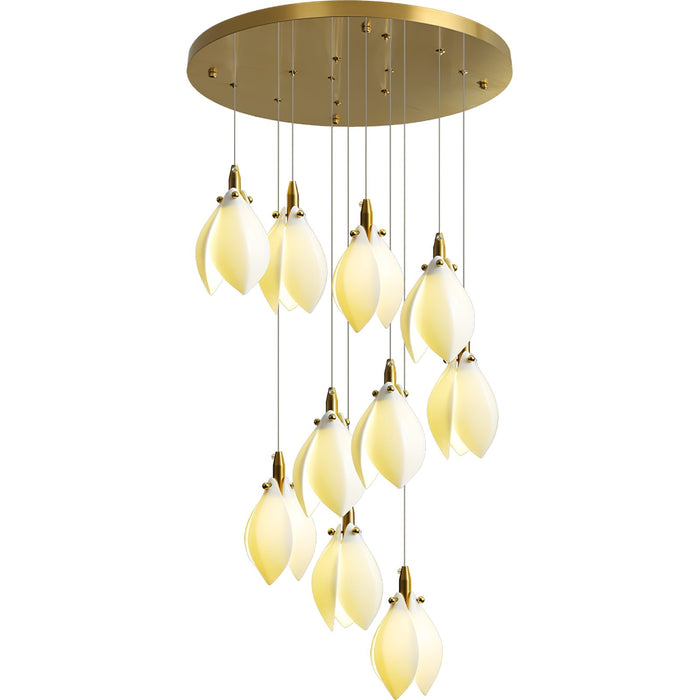 Astralis Bloom Stairs Chandelier-DWHOME
