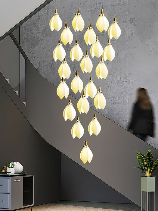 Astralis Bloom Stairs Chandelier-DWHOME