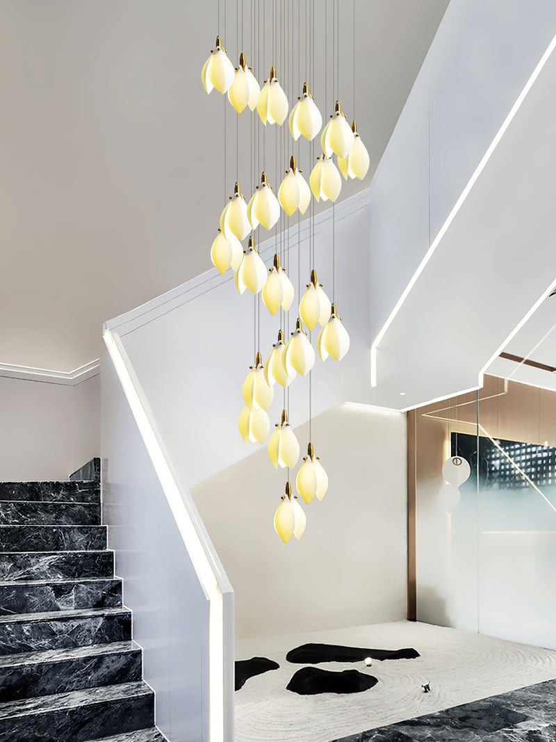 Astralis Bloom Stairs Chandelier-DWHOME