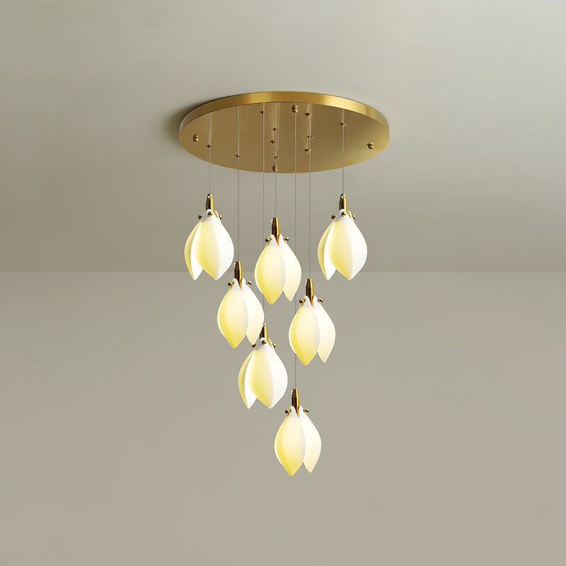 Astralis Bloom Stairs Chandelier-DWHOME
