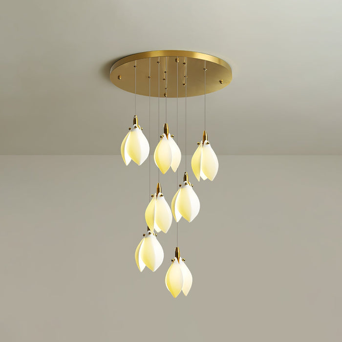 Astralis Bloom Stairs Chandelier-DWHOME