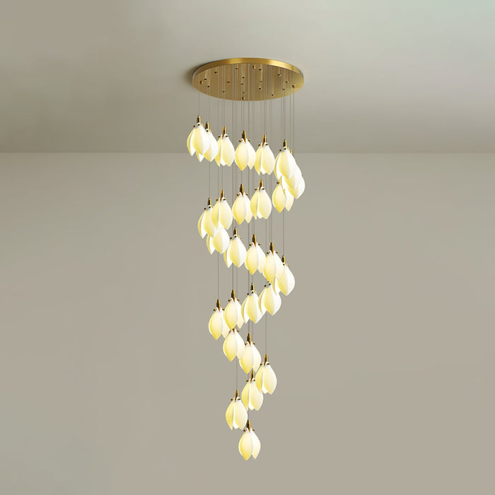 Astralis Bloom Stairs Chandelier-DWHOME
