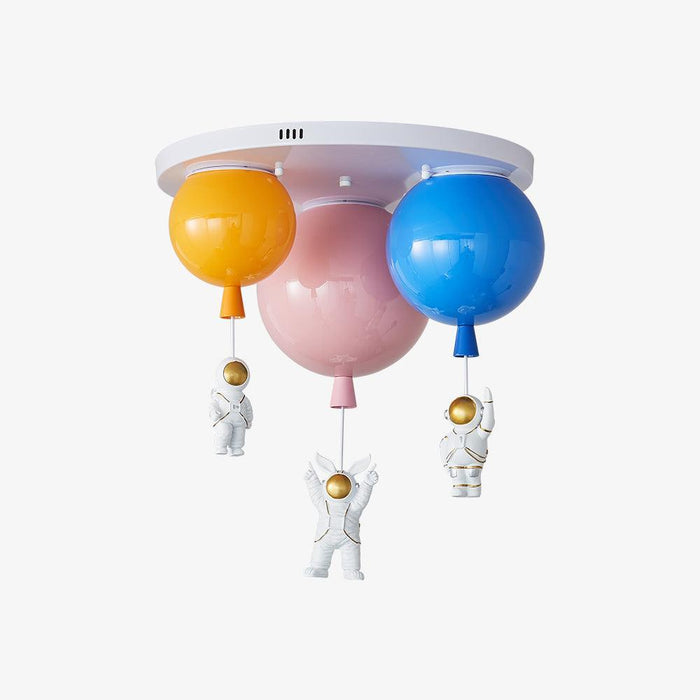 Astronaut Glossy Balloon Ceiling Lamp.