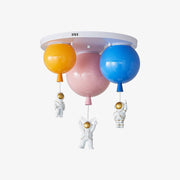 Astronaut Glossy Balloon Ceiling Lamp-DWHOME