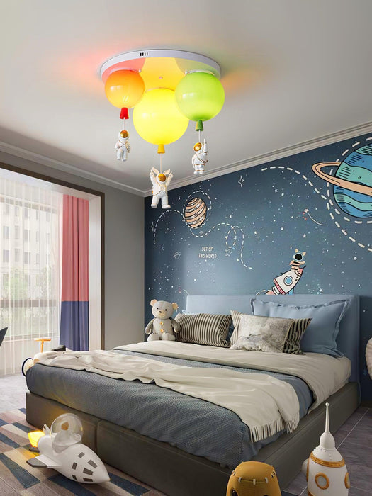 Astronaut Glossy Balloon Ceiling Lamp - DWHOME