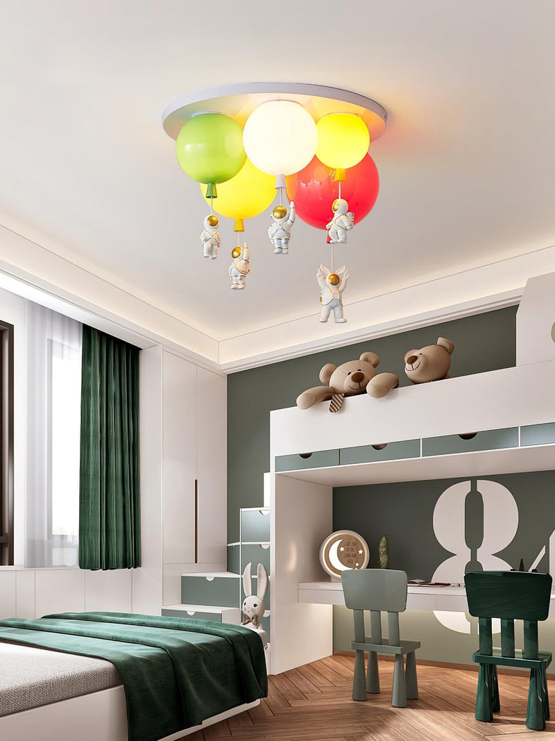 Astronaut Glossy Balloon Ceiling Lamp-DWHOME
