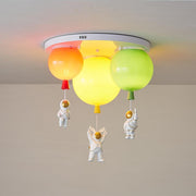 Astronaut Glossy Balloon Ceiling Lamp-DWHOME