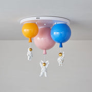 Astronaut Glossy Balloon Ceiling Lamp-DWHOME
