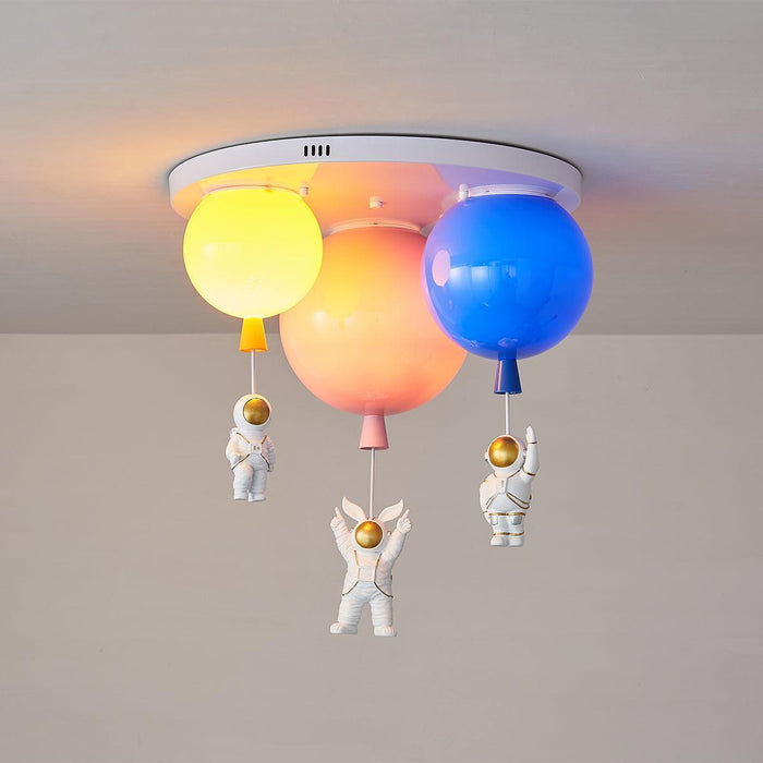 Astronaut Glossy Balloon Ceiling Lamp - DWHOME