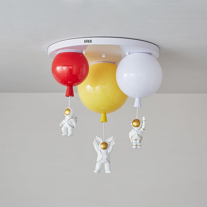 Astronaut Glossy Balloon Ceiling Lamp - DWHOME