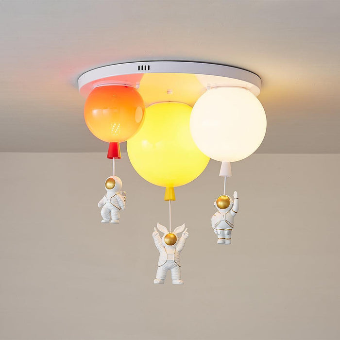 Astronaut Glossy Balloon Ceiling Lamp - DWHOME