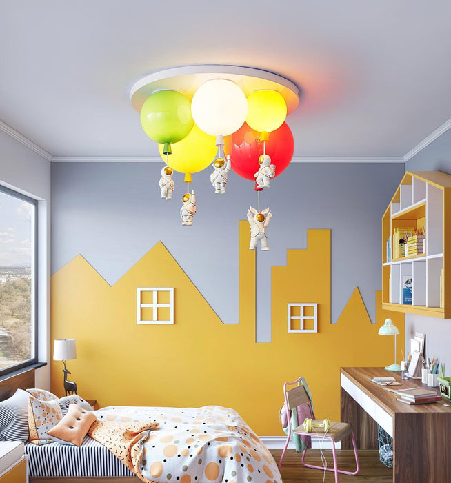 Astronaut Glossy Balloon Ceiling Lamp - DWHOME