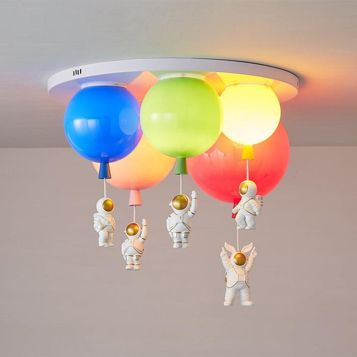 Astronaut Glossy Balloon Ceiling Lamp - DWHOME