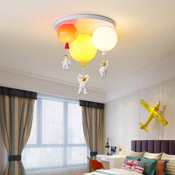 Astronaut Glossy Balloon Ceiling Lamp - DWHOME