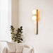 Asymmetrical Travertine Wall Sconce-DWHOME