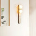 Asymmetrical Travertine Wall Sconce-DWHOME
