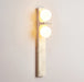 Asymmetrical Travertine Wall Sconce-DWHOME