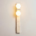 Asymmetrical Travertine Wall Sconce-DWHOME