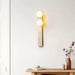 Asymmetrical Travertine Wall Sconce-DWHOME