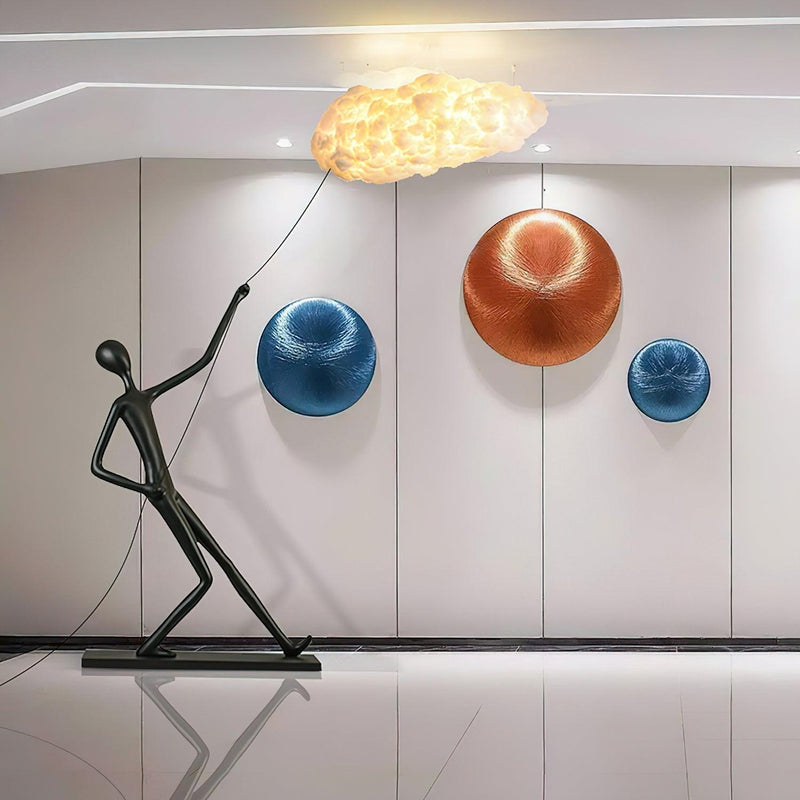 Atlas Cloud Sculpture Floor Lamp-DWHOME
