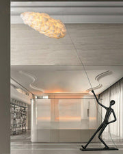 Atlas Cloud Sculpture Floor Lamp-DWHOME