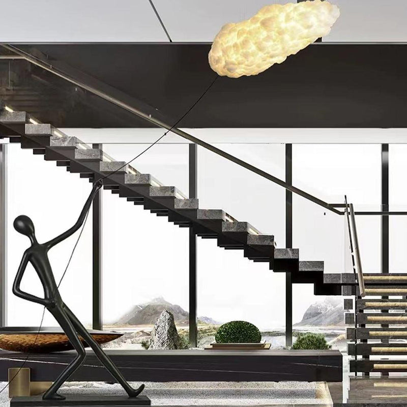 Atlas Cloud Sculpture Floor Lamp-DWHOME