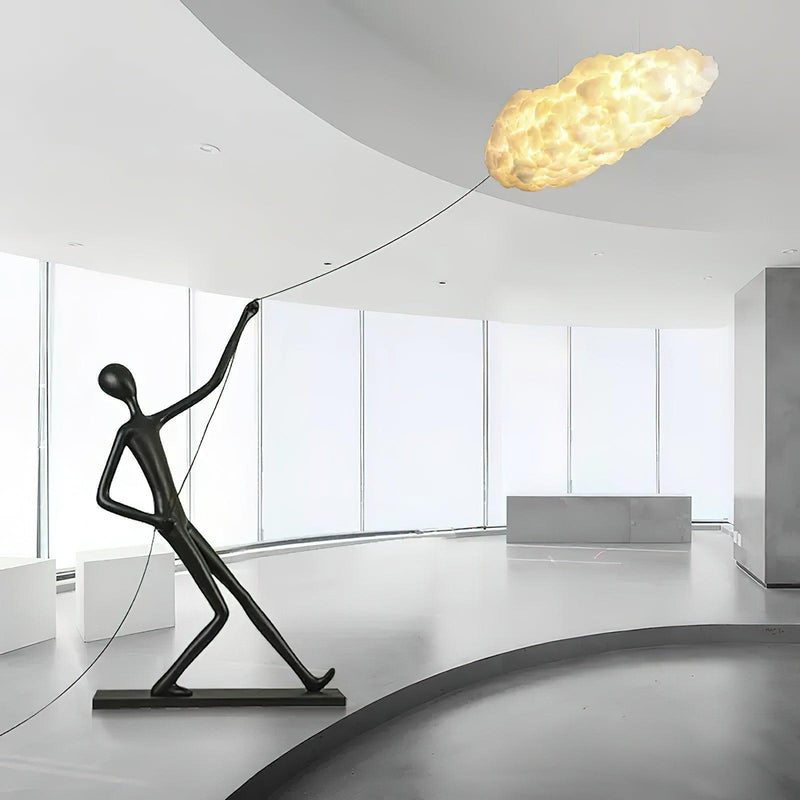 Atlas Cloud Sculpture Floor Lamp-DWHOME