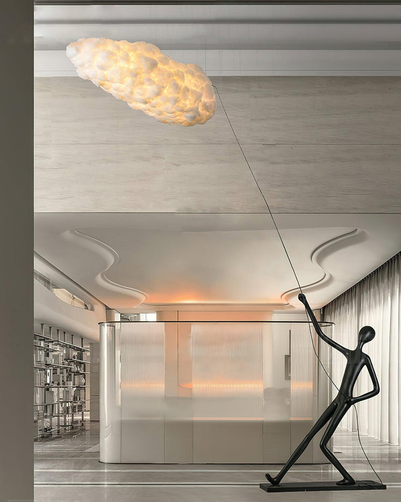 Atlas Cloud Sculpture Floor Lamp-DWHOME