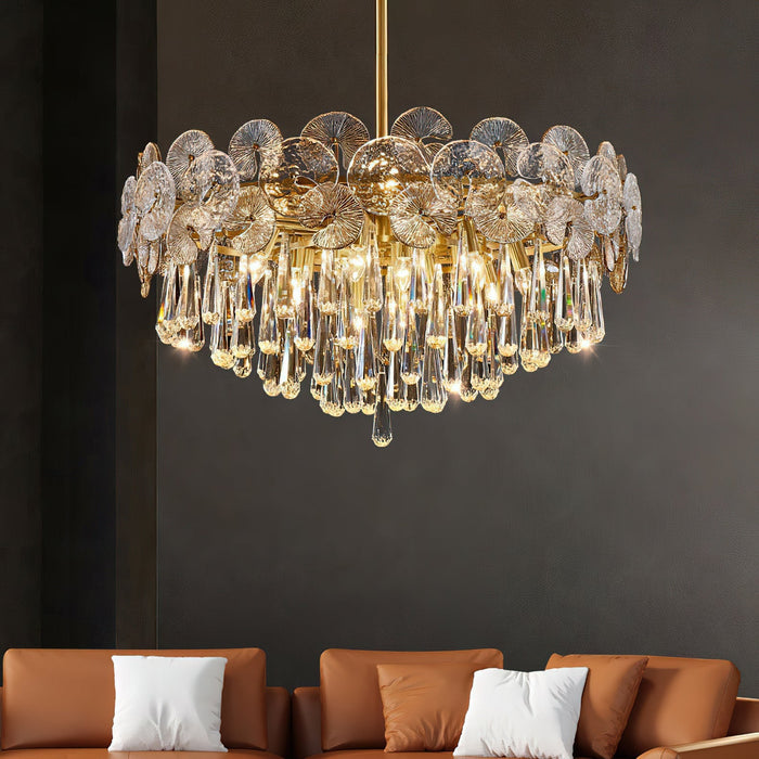 Atlas Crystal Chandelier-DWHOME