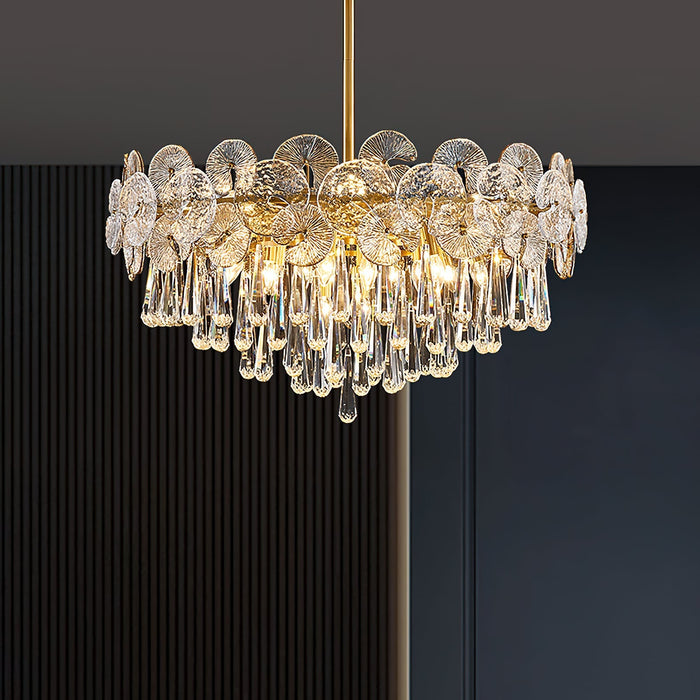 Atlas Crystal Chandelier-DWHOME