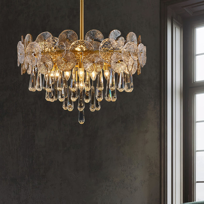 Atlas Crystal Chandelier-DWHOME