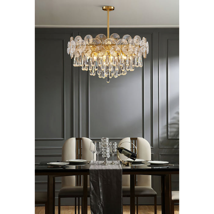 Atlas Crystal Chandelier-DWHOME
