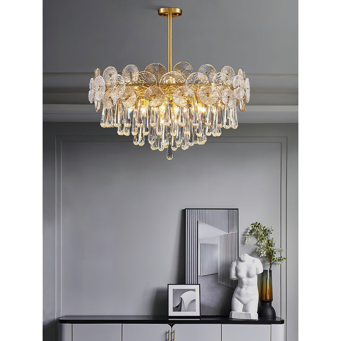 Atlas Crystal Chandelier-DWHOME