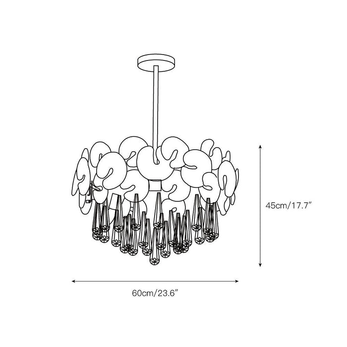 Atlas Crystal Chandelier-DWHOME
