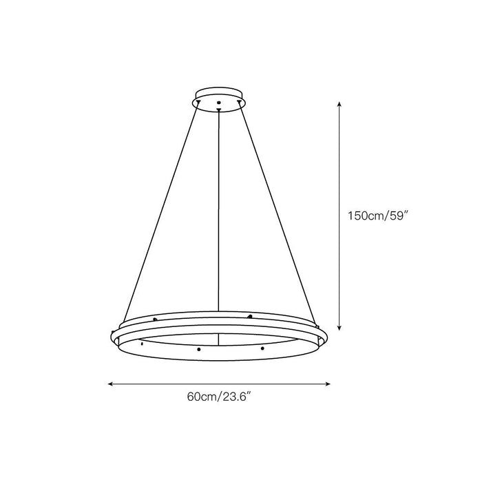 Aura Acrylic LED Chandelier-DWHOME