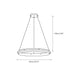 Aura Acrylic LED Chandelier-DWHOME