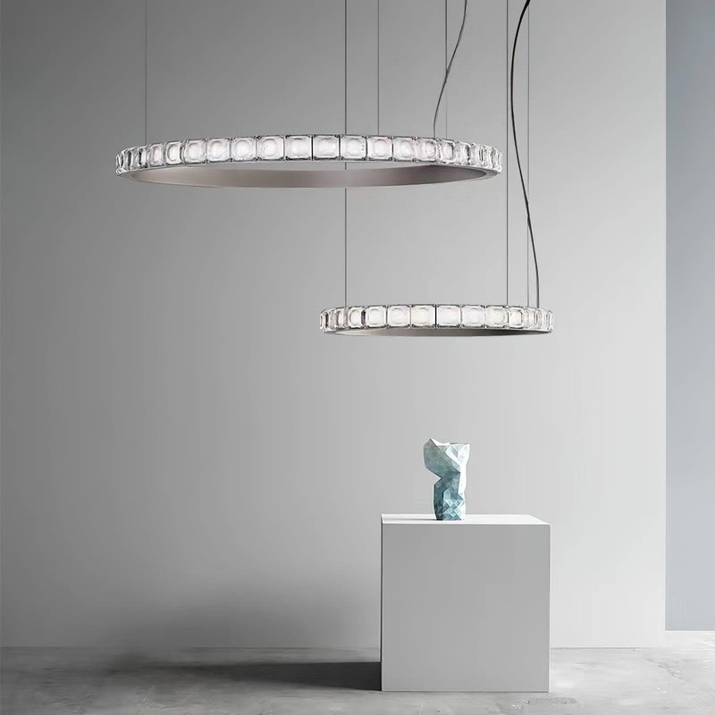 Aura Ring Chandelier-DWHOME