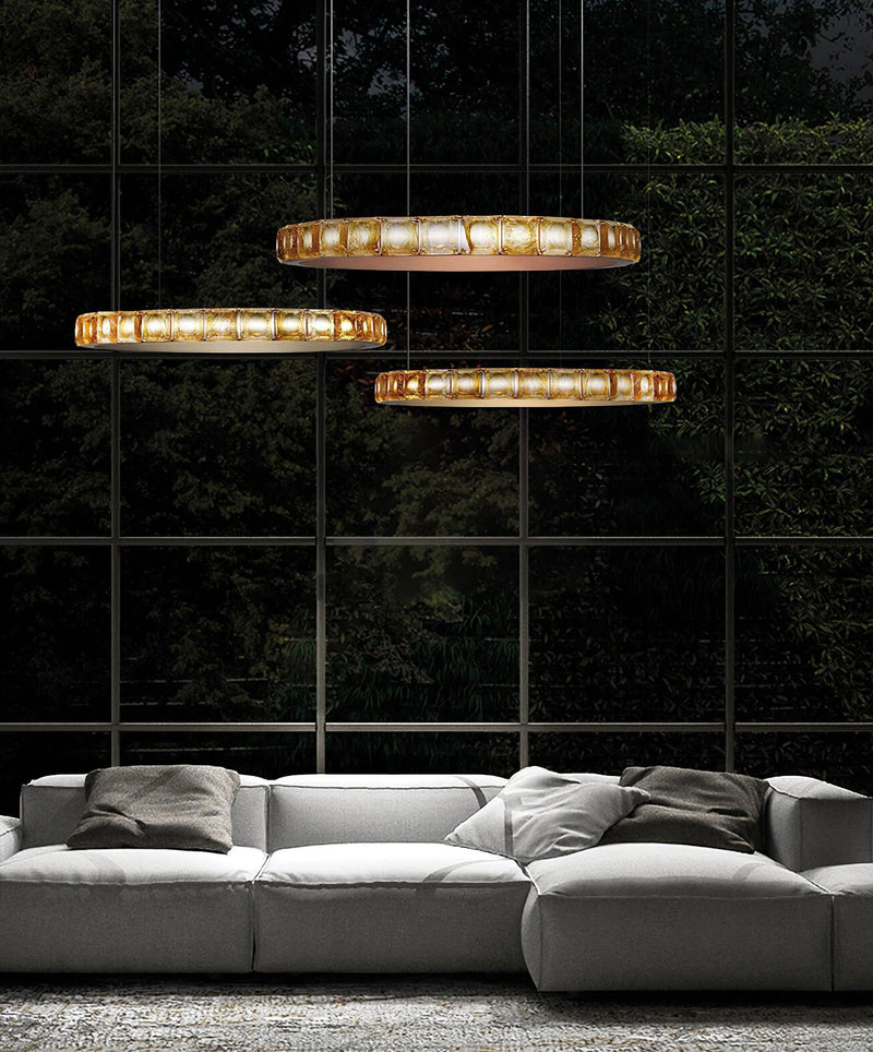 Aura Ring Chandelier-DWHOME