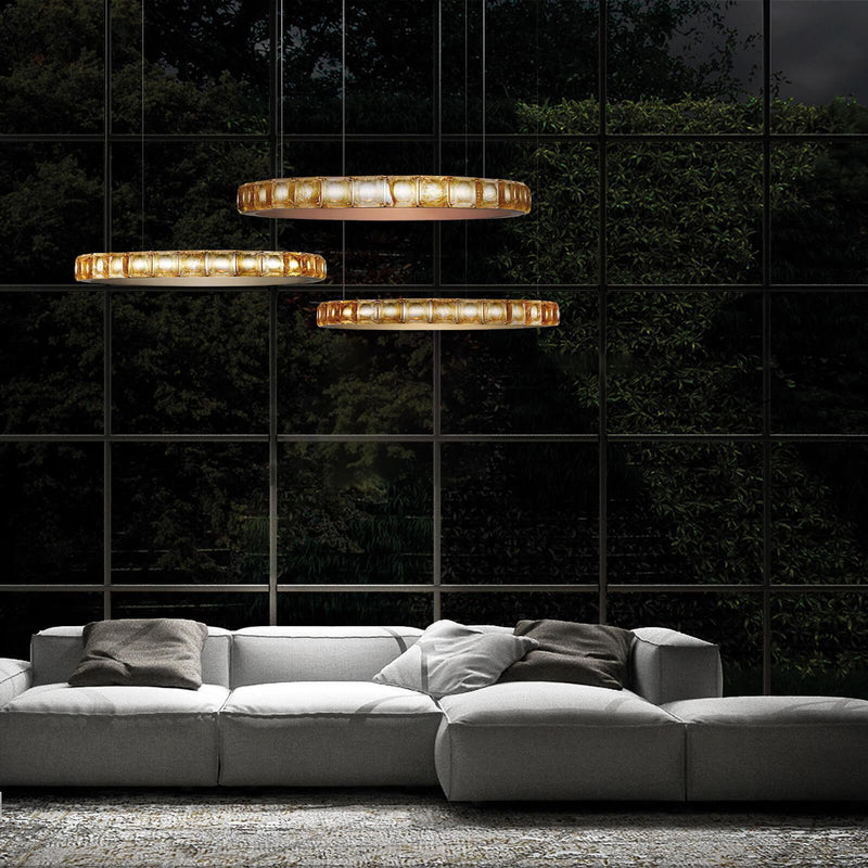 Aura Ring Chandelier-DWHOME