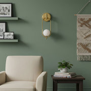 Aurea Brass Wall Light-DWHOME