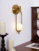 Aurea Brass Wall Light-DWHOME