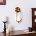 Aurea Brass Wall Light-DWHOME