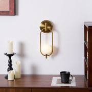 Aurea Brass Wall Light-DWHOME